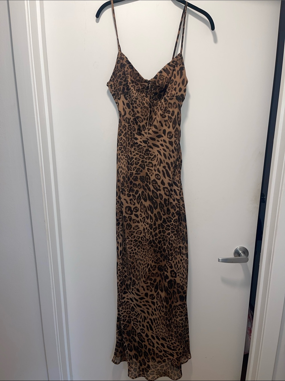 Superdown leopard print maxi dress Sz small